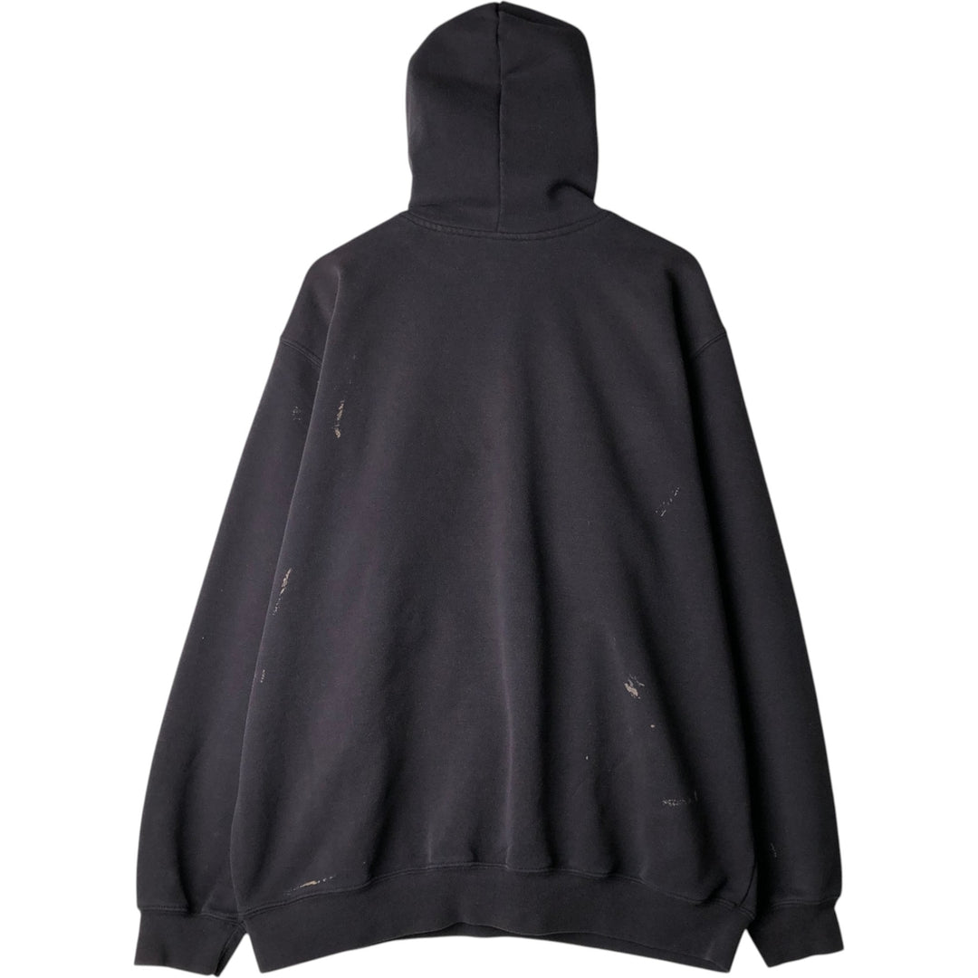 Carhartt Sweat Pullover Hoodie Men's XL Size cotton black type Vintage Second Hand