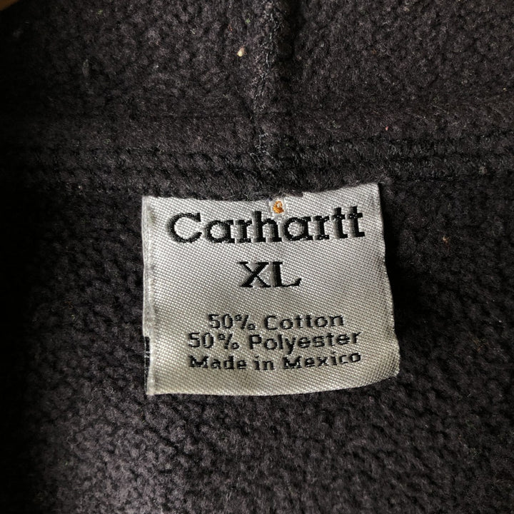 Carhartt Sweat Pullover Hoodie Men's XL Size cotton black type Vintage Second Hand