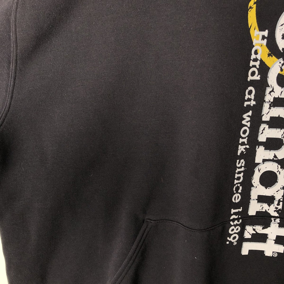 Carhartt Sweat Pullover Hoodie Men's XL Size cotton black type Vintage Second Hand