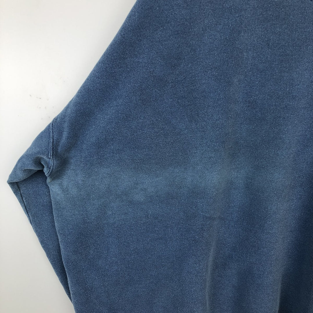 Champion plain blank sweatshirt, men's size XXL equivalent. cotton Blue type light blue Vintage Second Hand