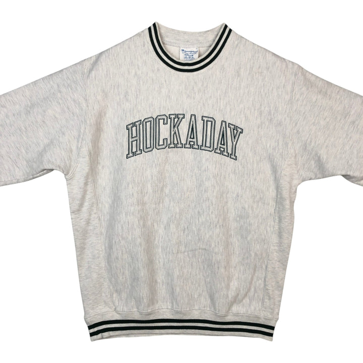 Champion REVERSE WEAVE Reverse Weave Sweatshirt Trainer Men's M size unclear white type Vintage Second Hand
