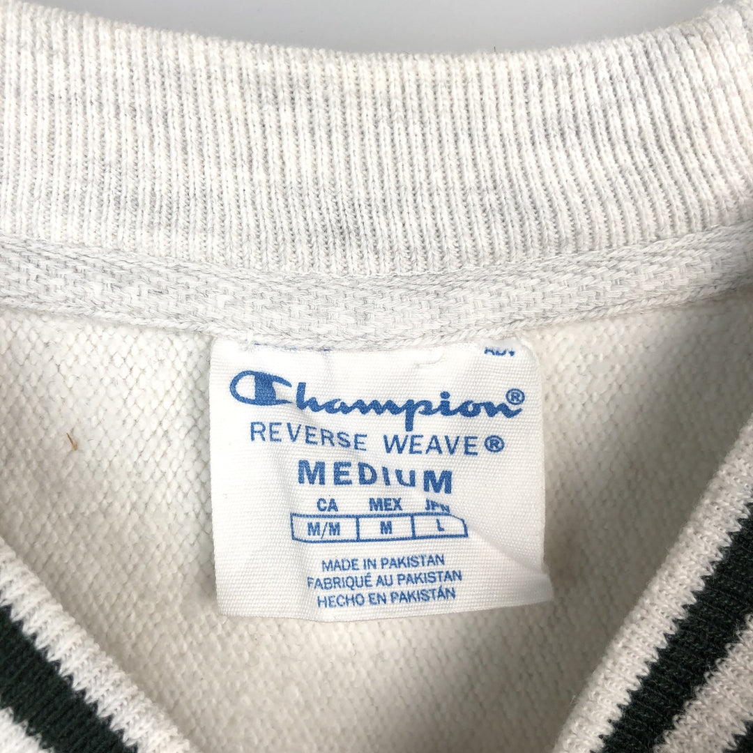 Champion REVERSE WEAVE Reverse Weave Sweatshirt Trainer Men's M size unclear white type Vintage Second Hand