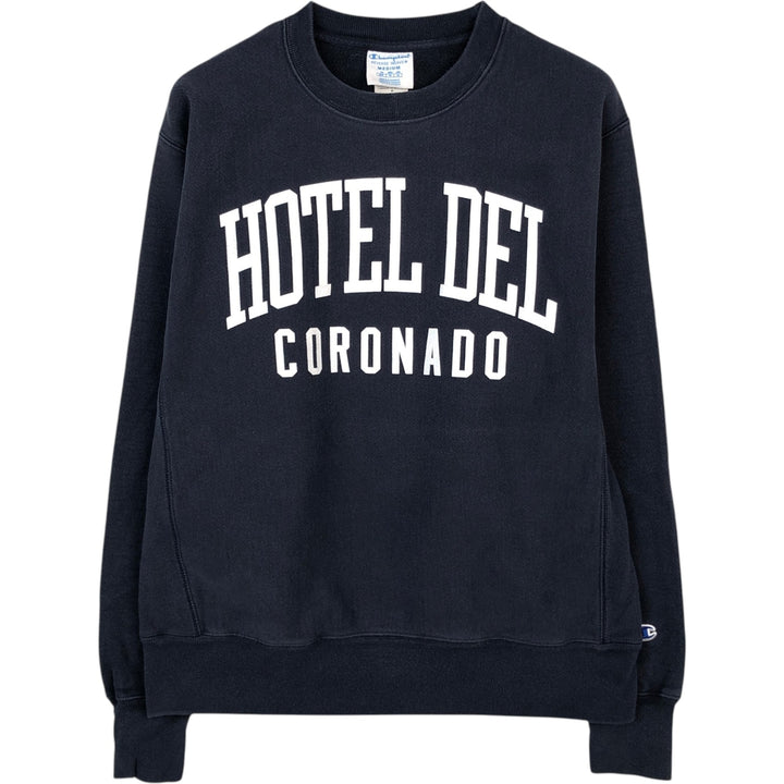 Champion REVERSE WEAVE Reverse Weave College Sweatshirt Trainer Men's M size cotton navy blue type Vintage Second Hand