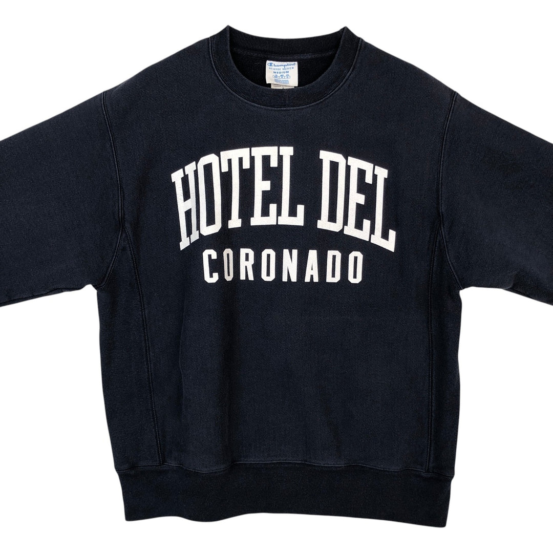 Champion REVERSE WEAVE Reverse Weave College Sweatshirt Trainer Men's M size cotton navy blue type Vintage Second Hand