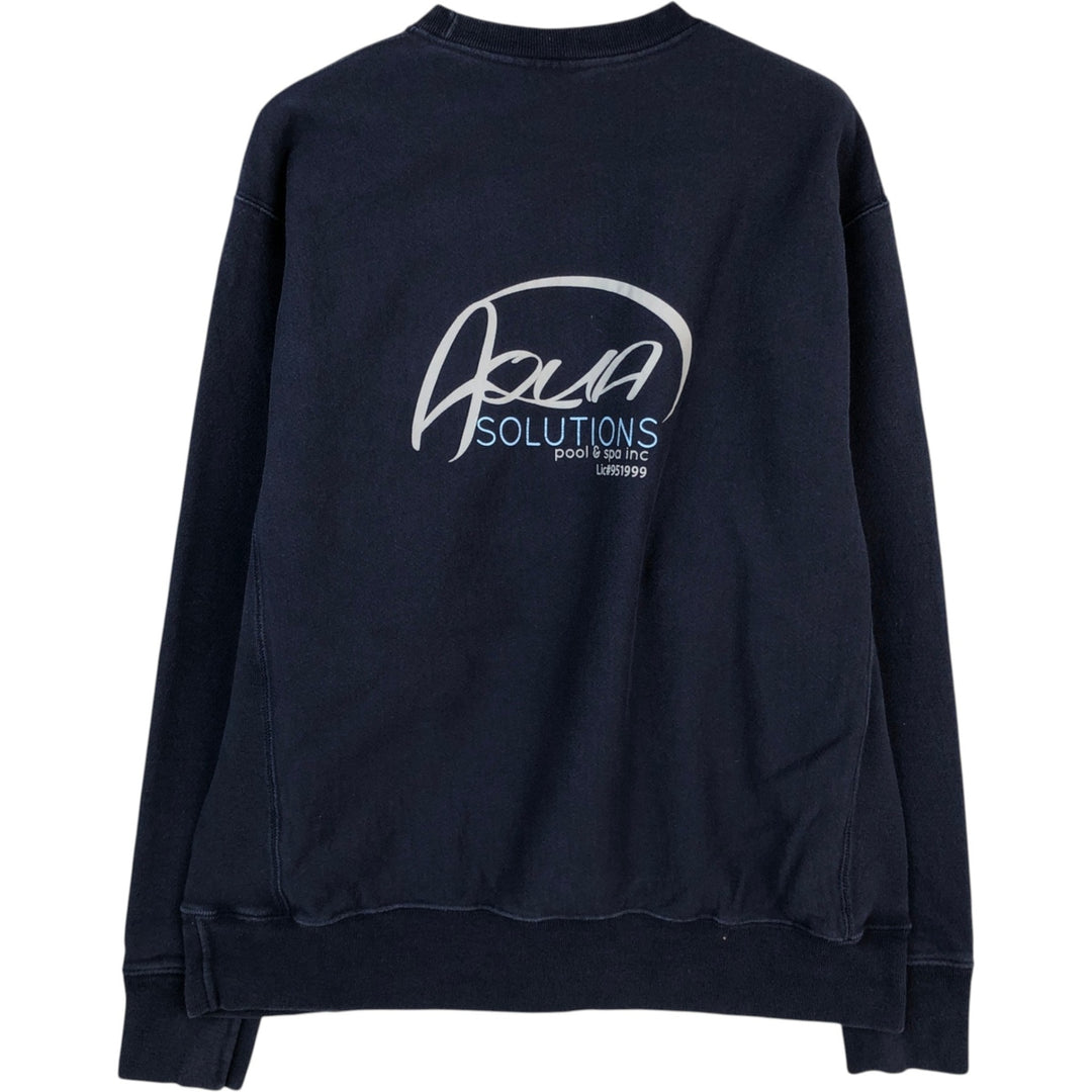 Champion REVERSE WEAVE Reverse Weave Sweatshirt Trainer Men's L size cotton navy blue type Vintage Second Hand