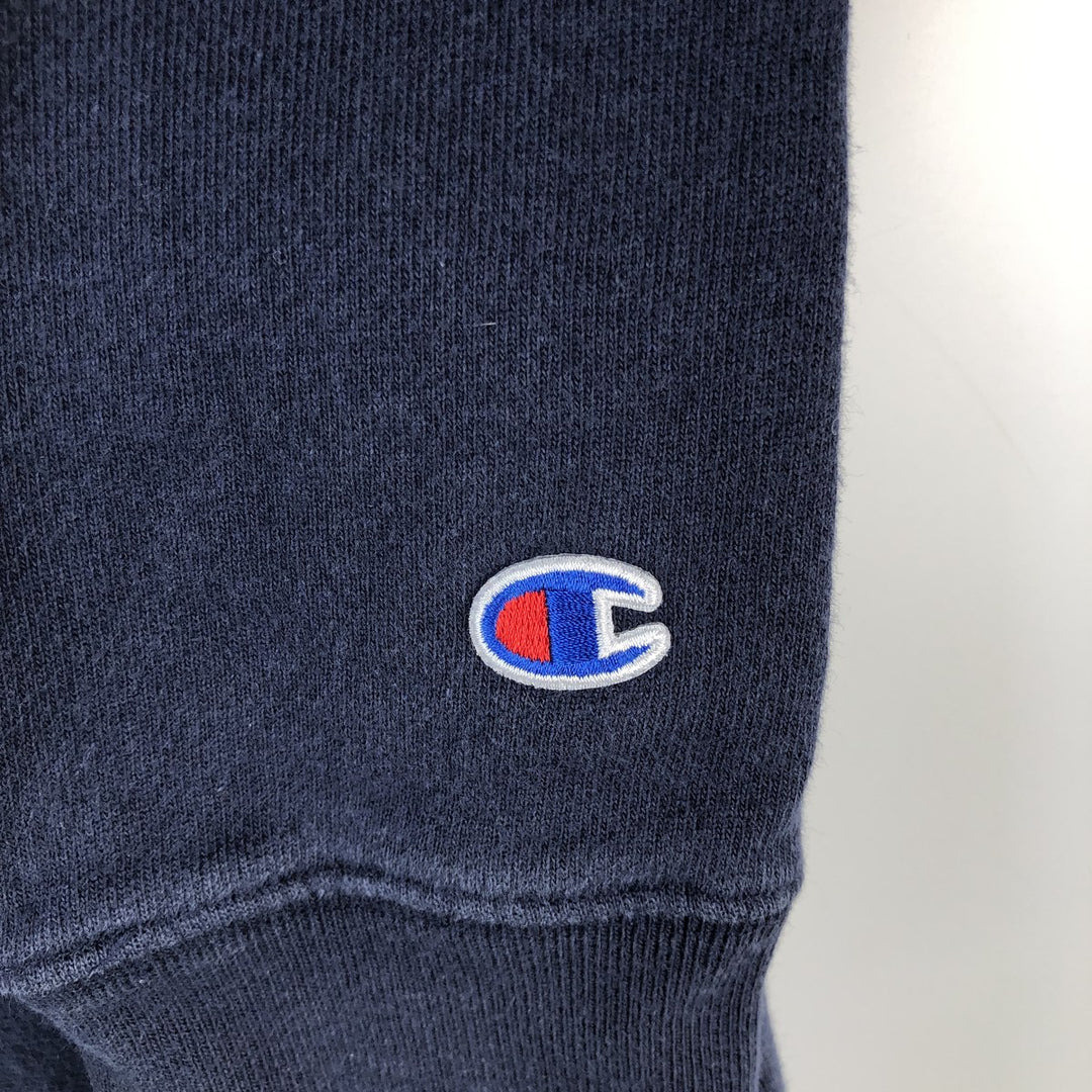 Champion REVERSE WEAVE Reverse Weave Sweatshirt Trainer Men's L size cotton navy blue type Vintage Second Hand