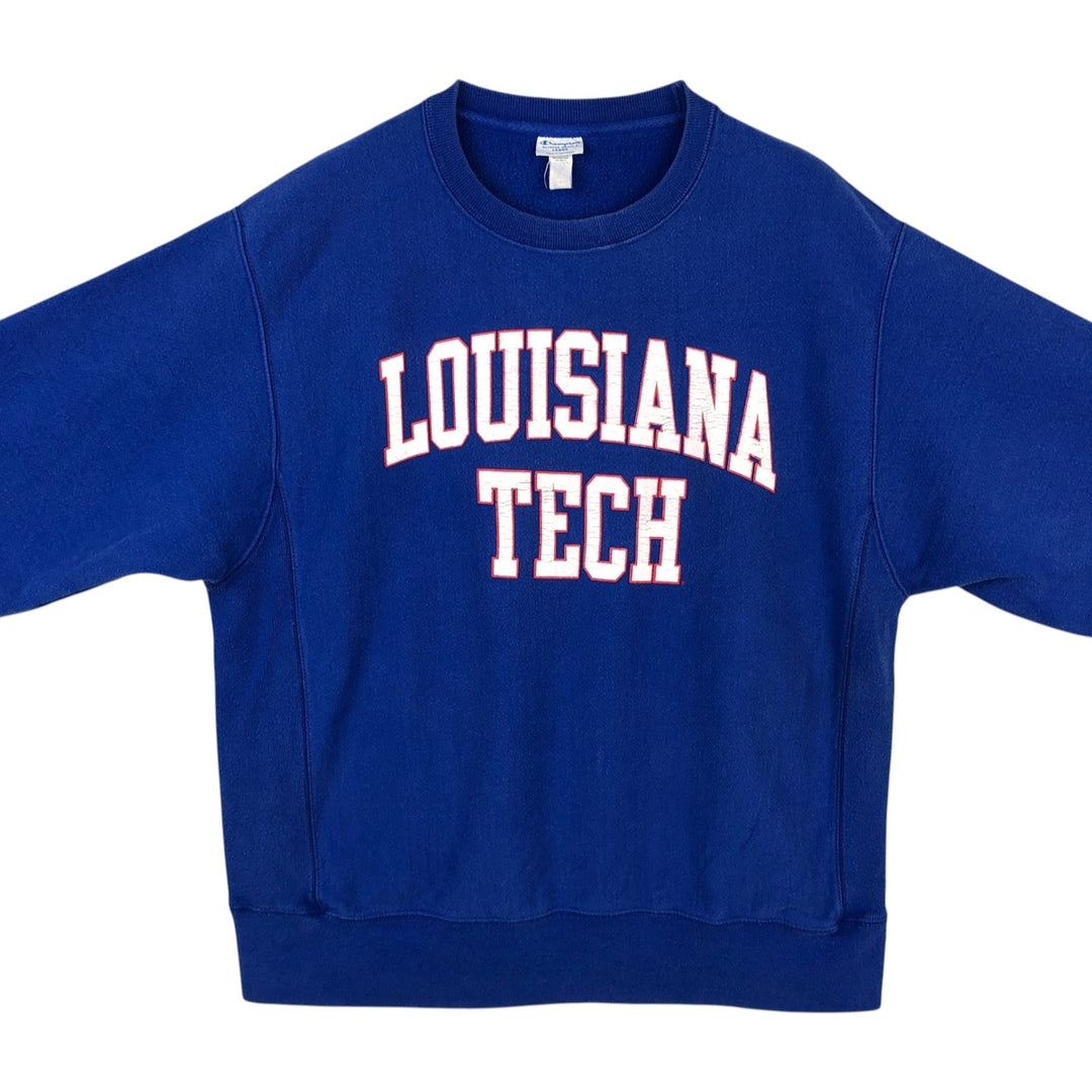 Champion REVERSE WEAVE Reverse Weave Sweatshirt Trainer Men's L size cotton blue type Vintage Second Hand