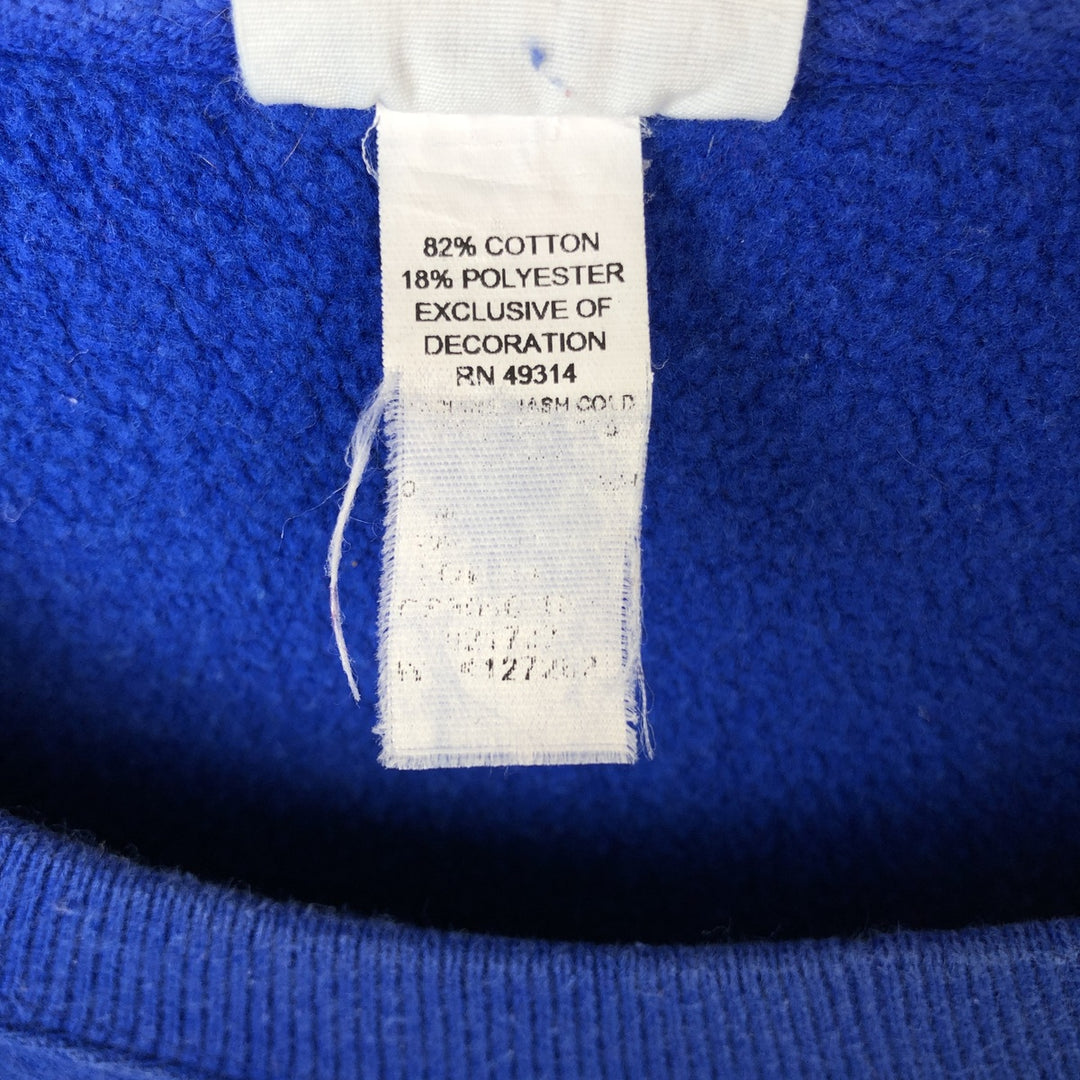 Champion REVERSE WEAVE Reverse Weave Sweatshirt Trainer Men's L size cotton blue type Vintage Second Hand