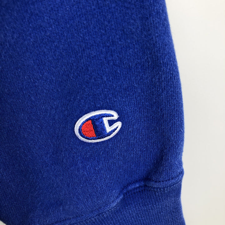 Champion REVERSE WEAVE Reverse Weave Sweatshirt Trainer Men's L size cotton blue type Vintage Second Hand