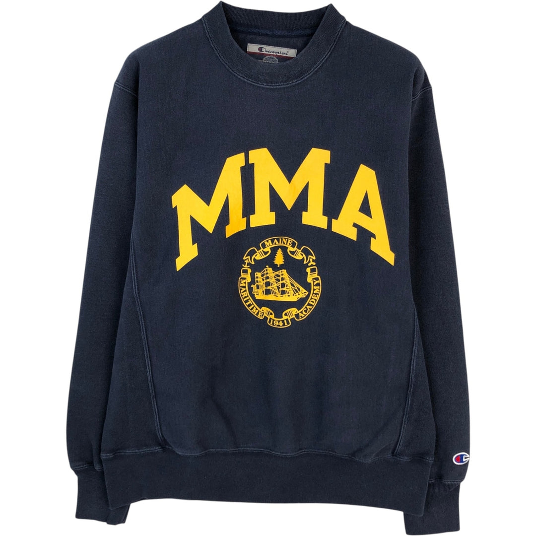 2000'S Champion Original Reverse Weave College Sweatshirt, Men's Size Small cotton navy blue type Vintage Second Hand
