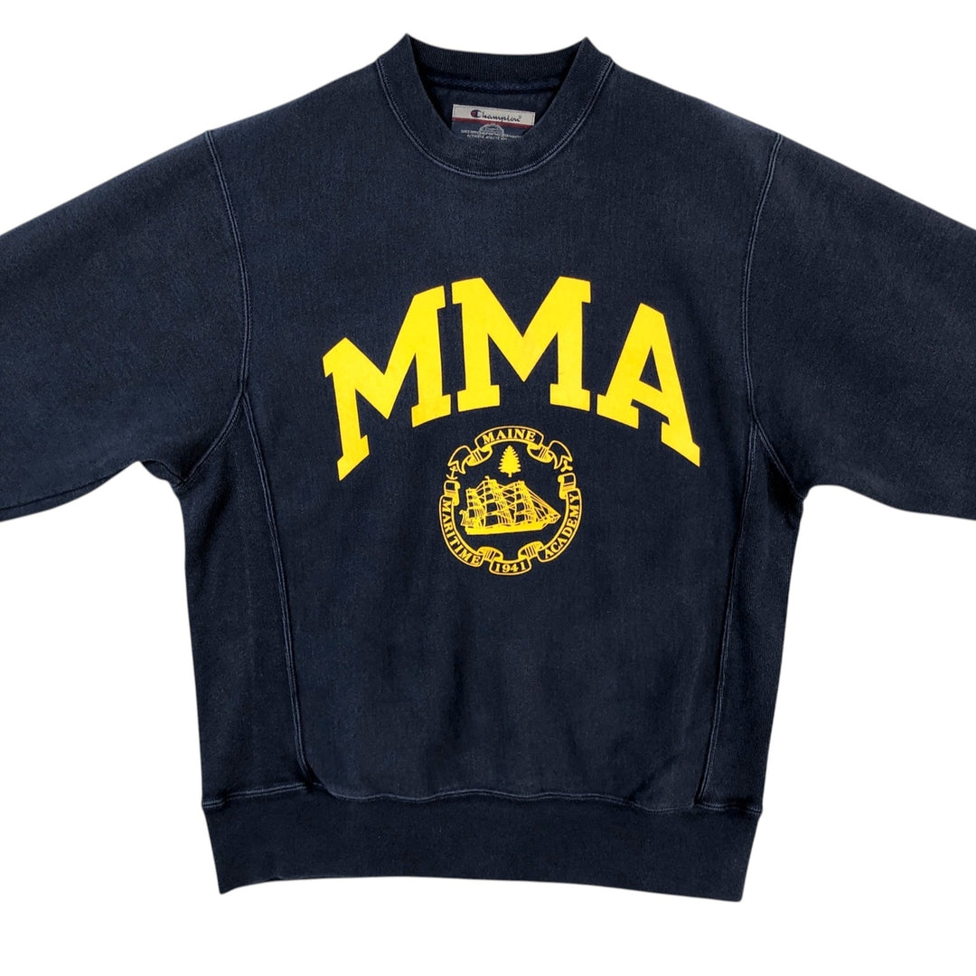 2000'S Champion Original Reverse Weave College Sweatshirt, Men's Size Small cotton navy blue type Vintage Second Hand