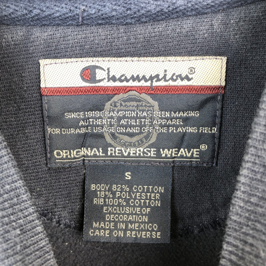 2000'S Champion Original Reverse Weave College Sweatshirt, Men's Size Small cotton navy blue type Vintage Second Hand
