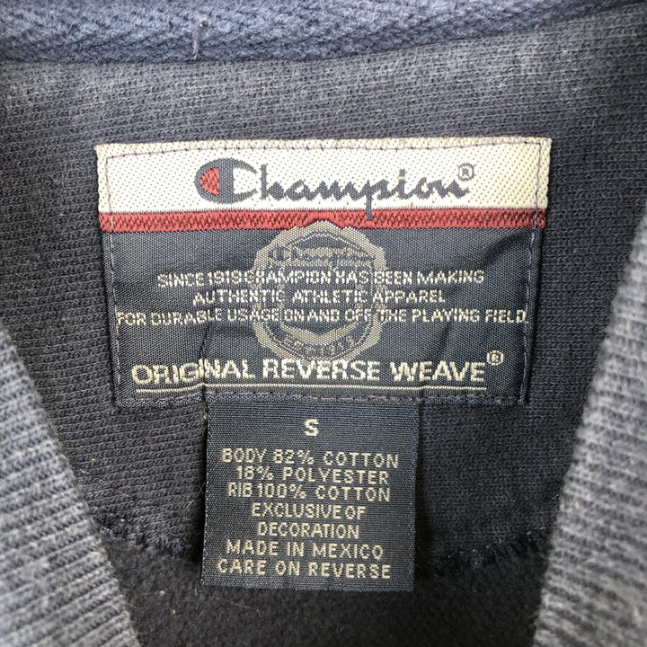 2000'S Champion Original Reverse Weave College Sweatshirt, Men's Size Small cotton navy blue type Vintage Second Hand