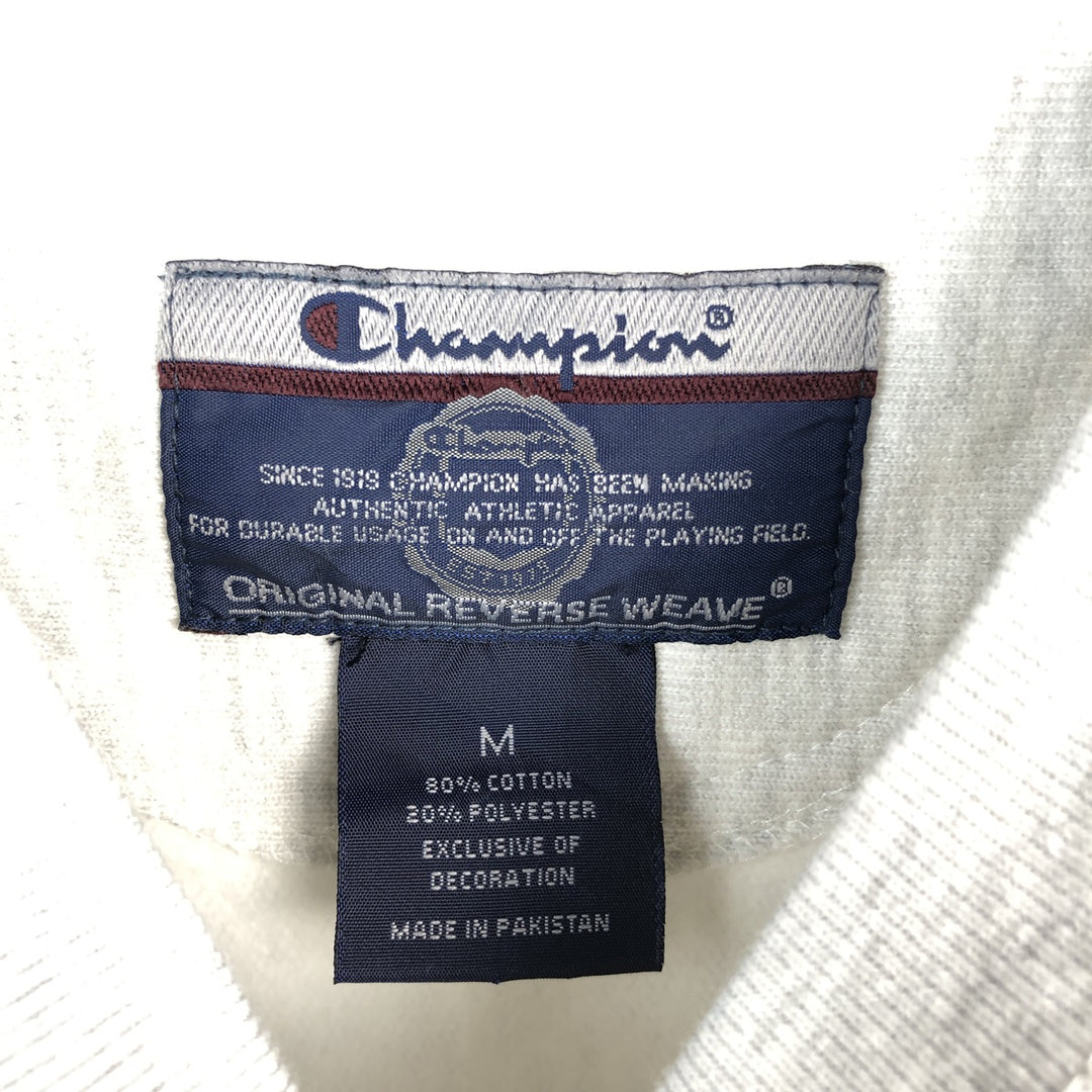 00'S Champion Original Reverse Weave College Sweatshirt Trainer Men's M size cotton white type Vintage Second Hand