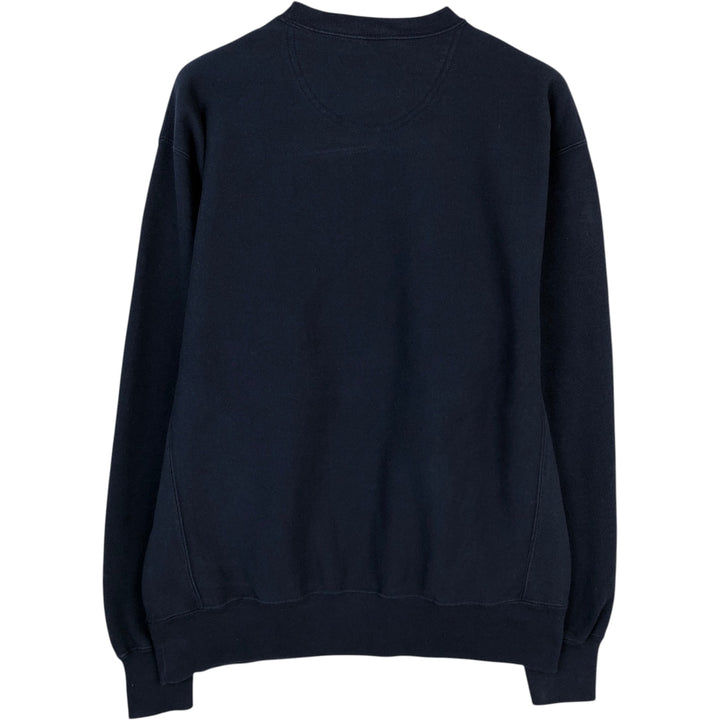 Champion Original Reverse Weave College Sweatshirt, Men's Size Medium cotton navy blue type Vintage Second Hand