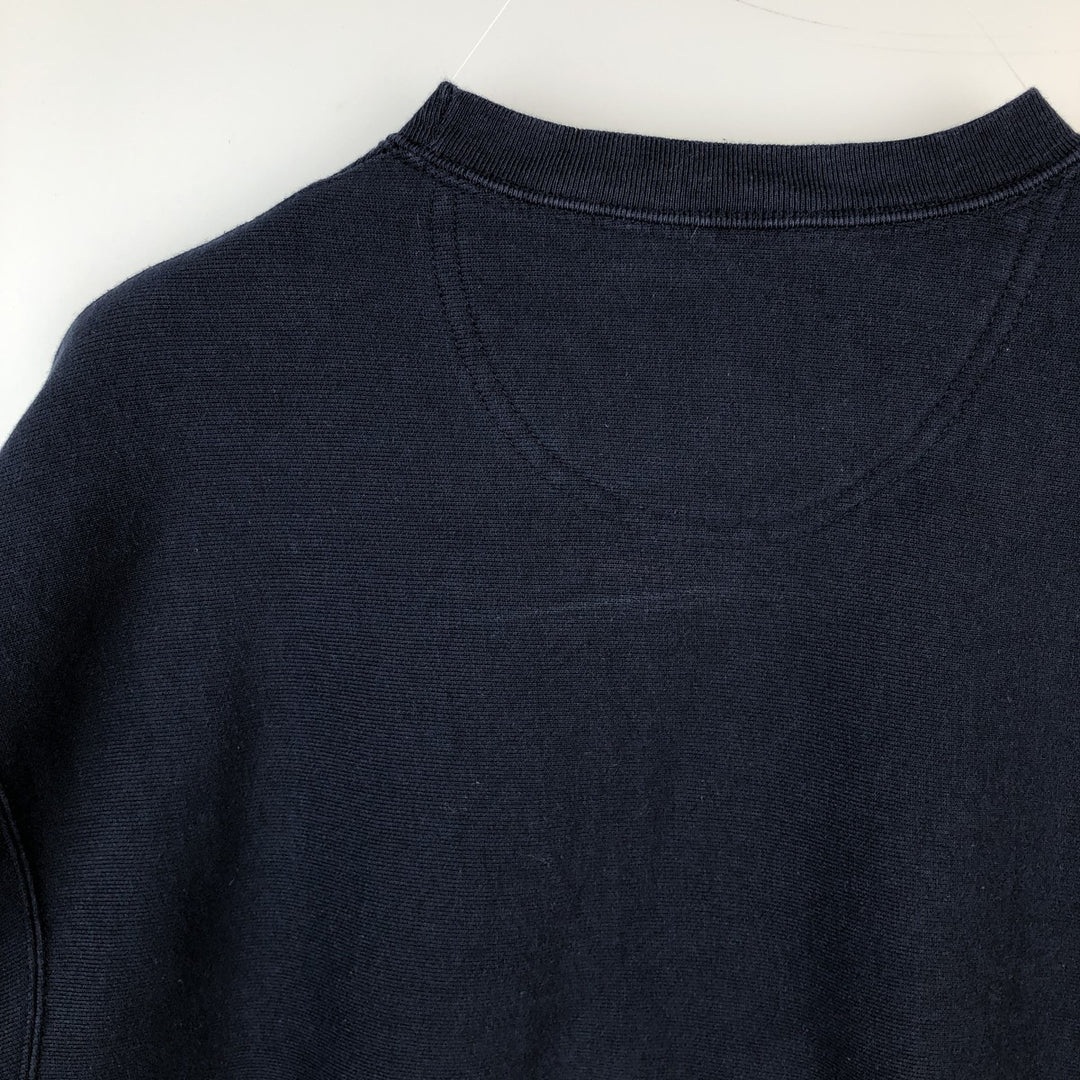 Champion Original Reverse Weave College Sweatshirt, Men's Size Medium cotton navy blue type Vintage Second Hand