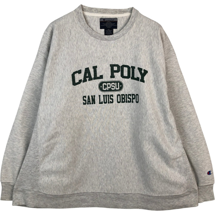 2000'S Champion Reverse Weave College Sweatshirt, Men's XXL equivalent. cotton white type Vintage Second Hand