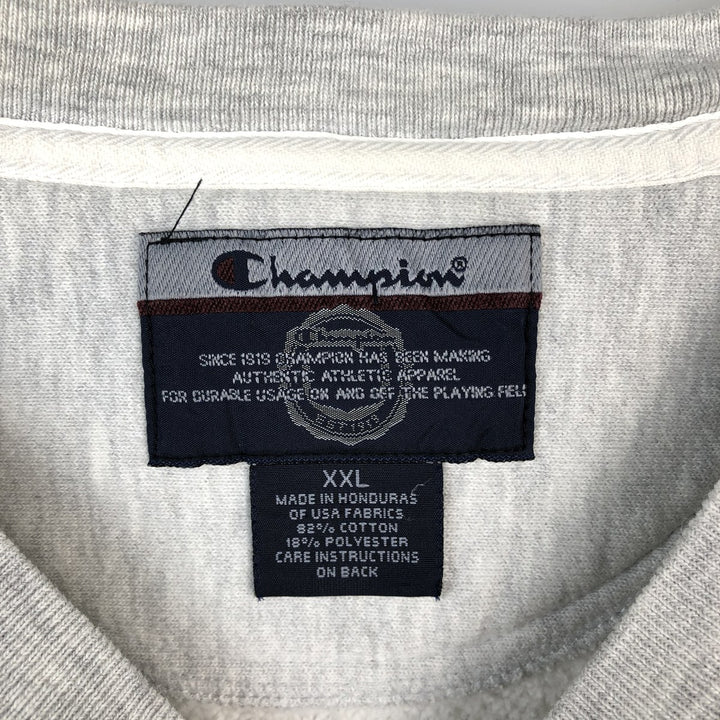 2000'S Champion Reverse Weave College Sweatshirt, Men's XXL equivalent. cotton white type Vintage Second Hand
