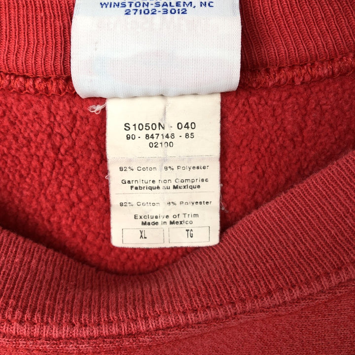Champion Reverse Weave Boston University College Sweatshirt (Men's XL equivalent) cotton red type Vintage Second Hand