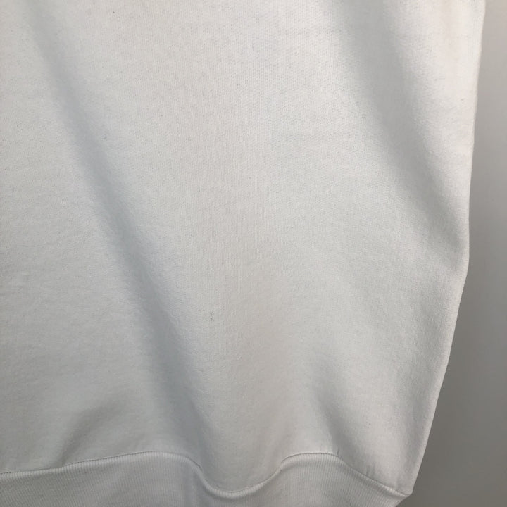 90'S Hanes COMFORTBLEND Dog Print Animal Sweatshirt, Men's XL (approx.), Vintage cotton white type Vintage Second Hand