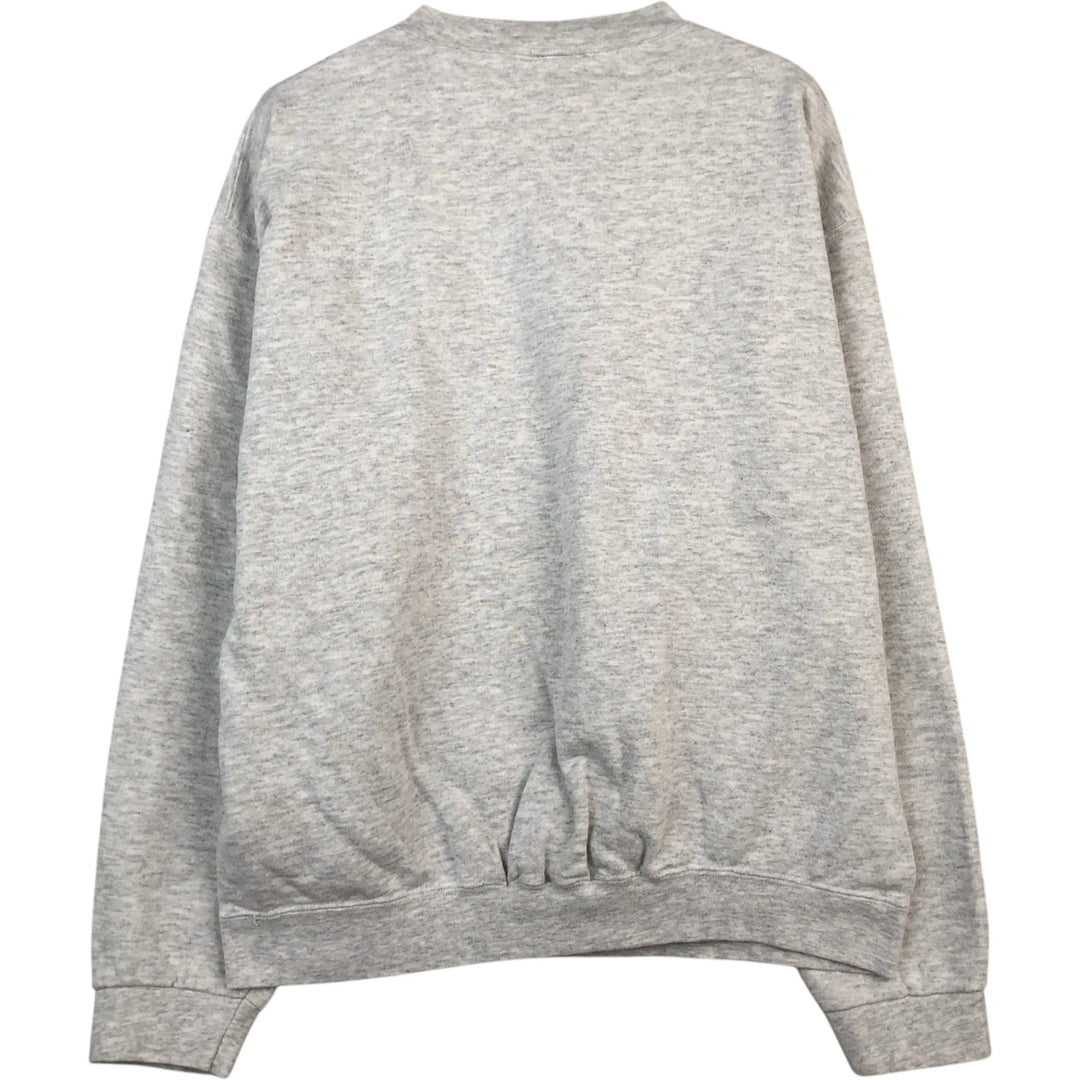 90'S Mickey Mouse Character Sweatshirt, Made in USA, Men's Size L (approx.), Vintage cotton white type Vintage Second Hand