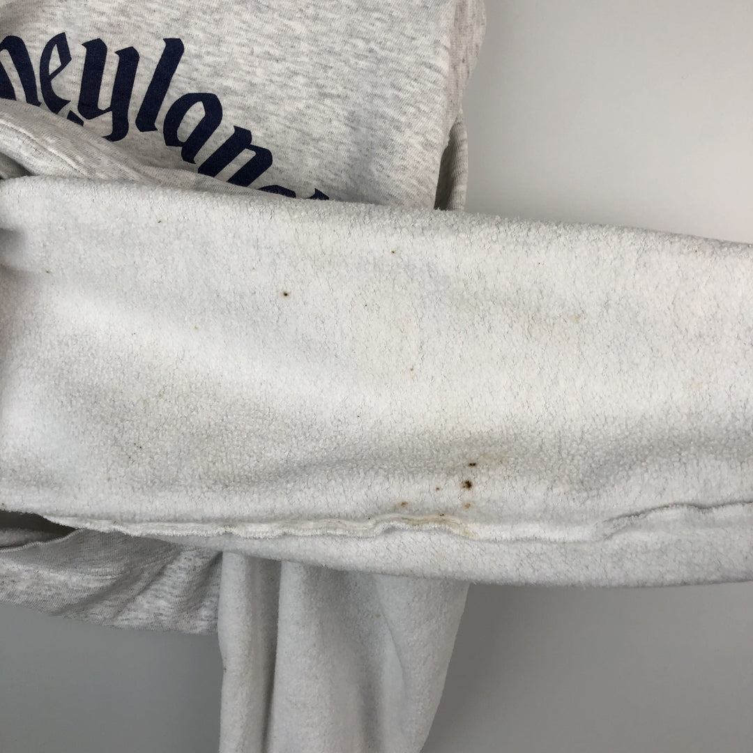 90'S Mickey Mouse Character Sweatshirt, Made in USA, Men's Size L (approx.), Vintage cotton white type Vintage Second Hand