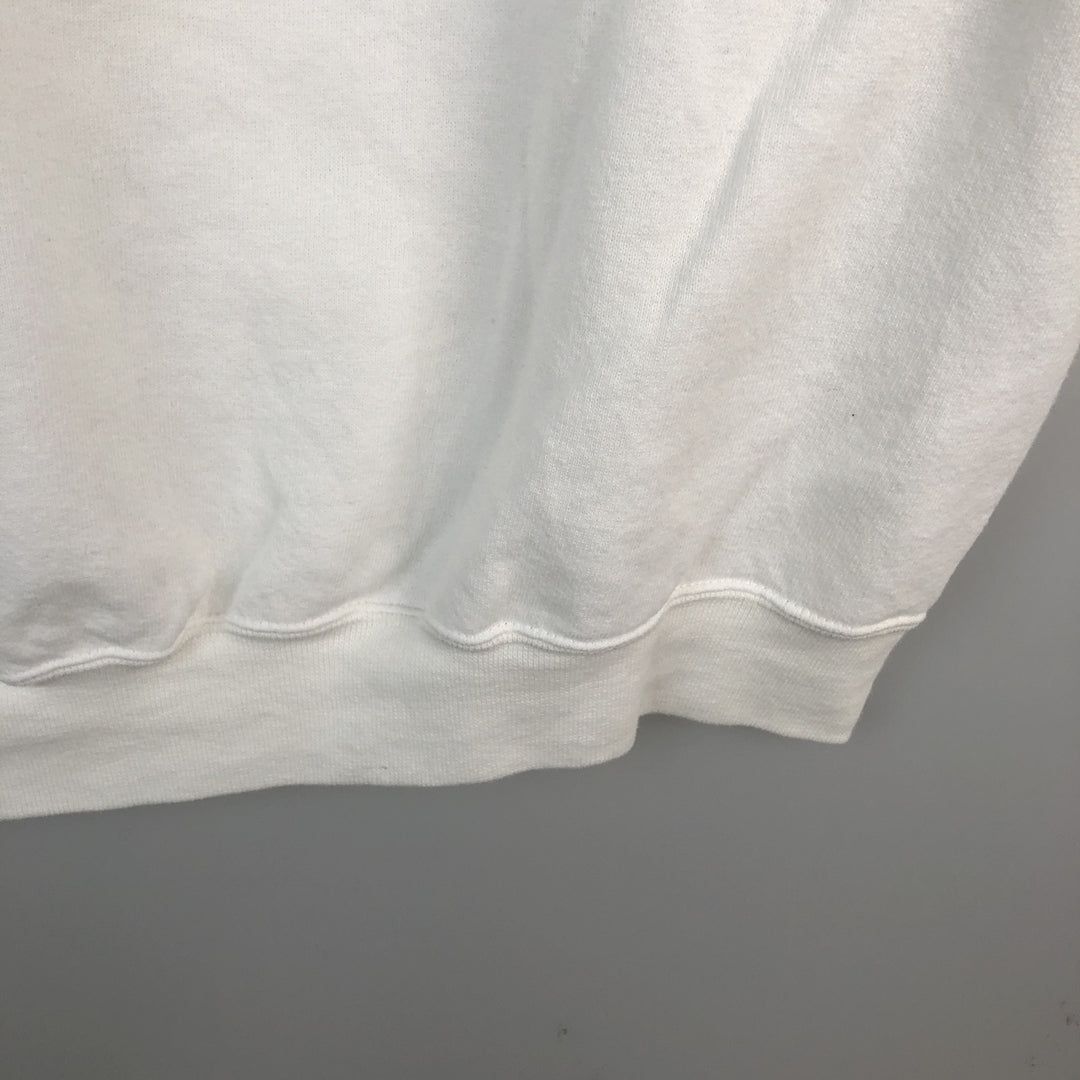 90'S Micky, Ink Disney Character Sweatshirt, Made in USA, Men's XL equivalent, Vintage cotton white type Vintage Second Hand