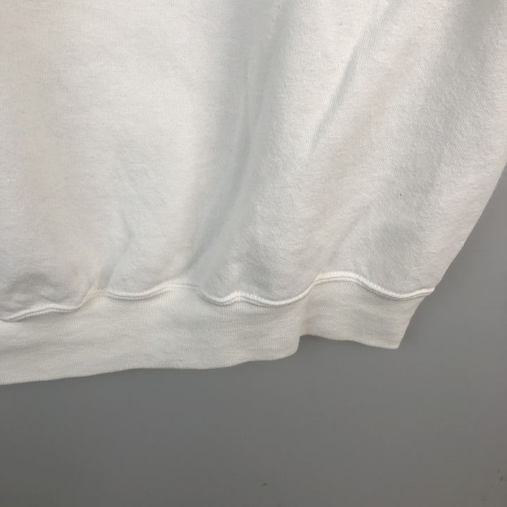 90'S Micky, Ink Disney Character Sweatshirt, Made in USA, Men's XL equivalent, Vintage cotton white type Vintage Second Hand