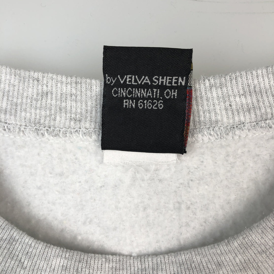 90'S MICKY UNLIMITED Mickey Mouse Character Sweatshirt, Men's Size XL (Equivalent), Vintage unclear white type Vintage Second Hand