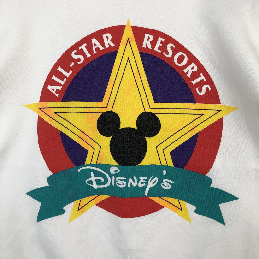 Vintage 90'S Disney Designs Mickey Mouse character sweatshirt, Made in USA, Men's Size Medium cotton white type Vintage Second Hand