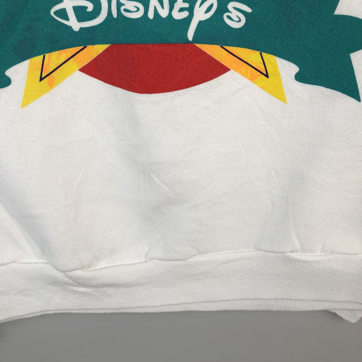 Vintage 90'S Disney Designs Mickey Mouse character sweatshirt, Made in USA, Men's Size Medium cotton white type Vintage Second Hand