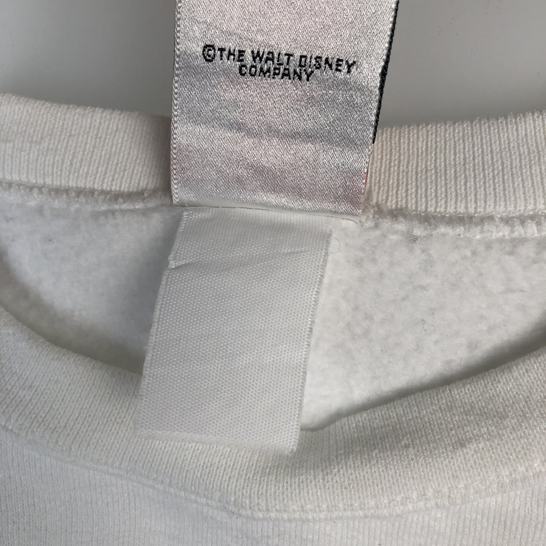 90'S Micky, Ink Disney Character Sweatshirt, Men's Size XL (Equivalent), Vintage unclear white type Vintage Second Hand