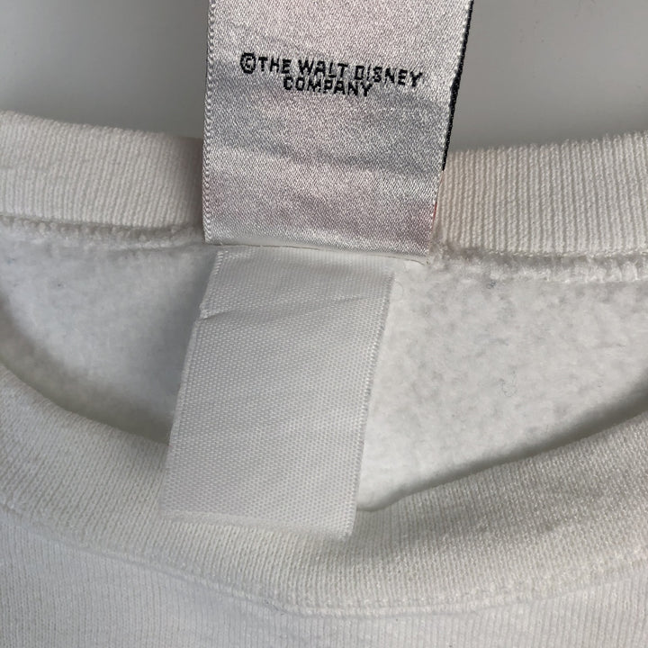 90'S Micky, Ink Disney Character Sweatshirt, Men's Size XL (Equivalent), Vintage unclear white type Vintage Second Hand