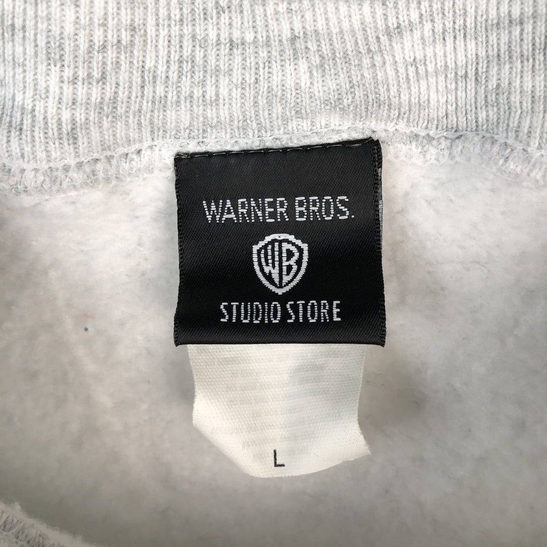 90'S Warner Bros. Studio Store Scooby-Doo Character Sweatshirt, Made in USA, Men's Size L (approx.) cotton pale white type Vintage Second Hand