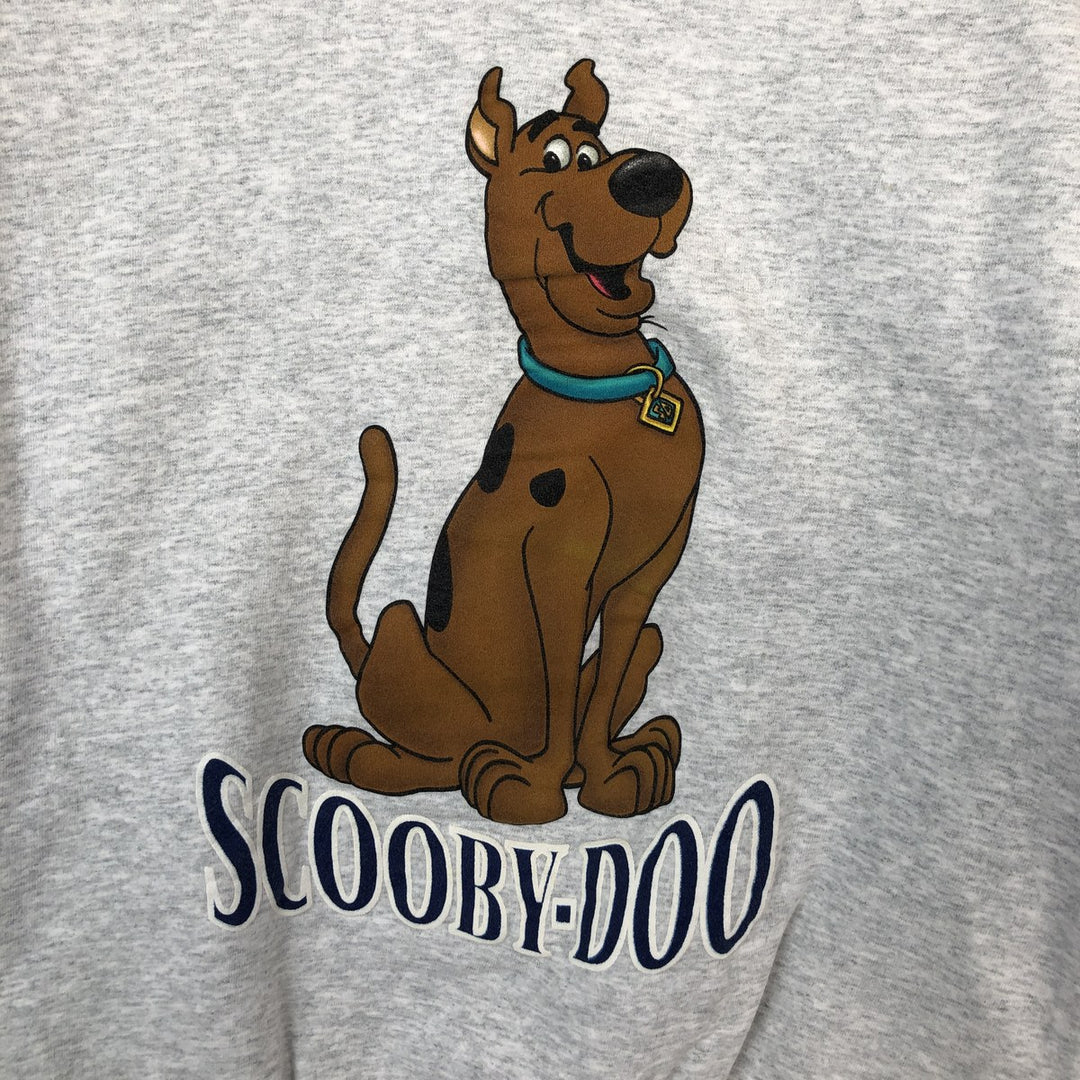 90'S Warner Bros. Studio Store Scooby-Doo Character Sweatshirt, Made in USA, Men's Size L (approx.) cotton pale white type Vintage Second Hand