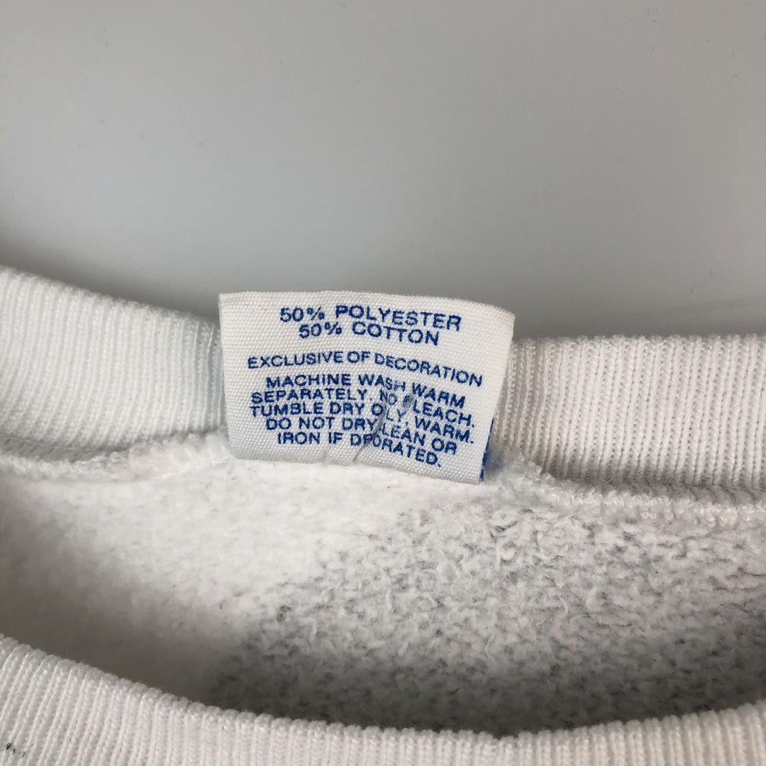 1980'S Disney Mickey Mouse Character Sweatshirt, Made in USA, Men's Size S (approx.), Vintage cotton white type Vintage Second Hand