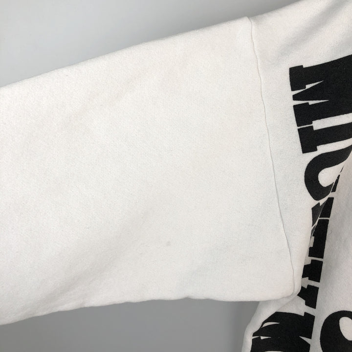1980'S Disney Mickey Mouse Character Sweatshirt, Made in USA, Men's Size S (approx.), Vintage cotton white type Vintage Second Hand