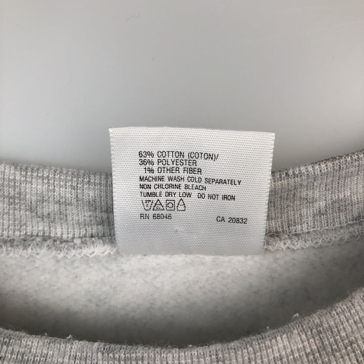 90'S TULTEX WISCONSIN University of Wisconsin College Sweatshirt, Made in USA, Men's XL equivalent, Vintage cotton gray type Vintage Second Hand