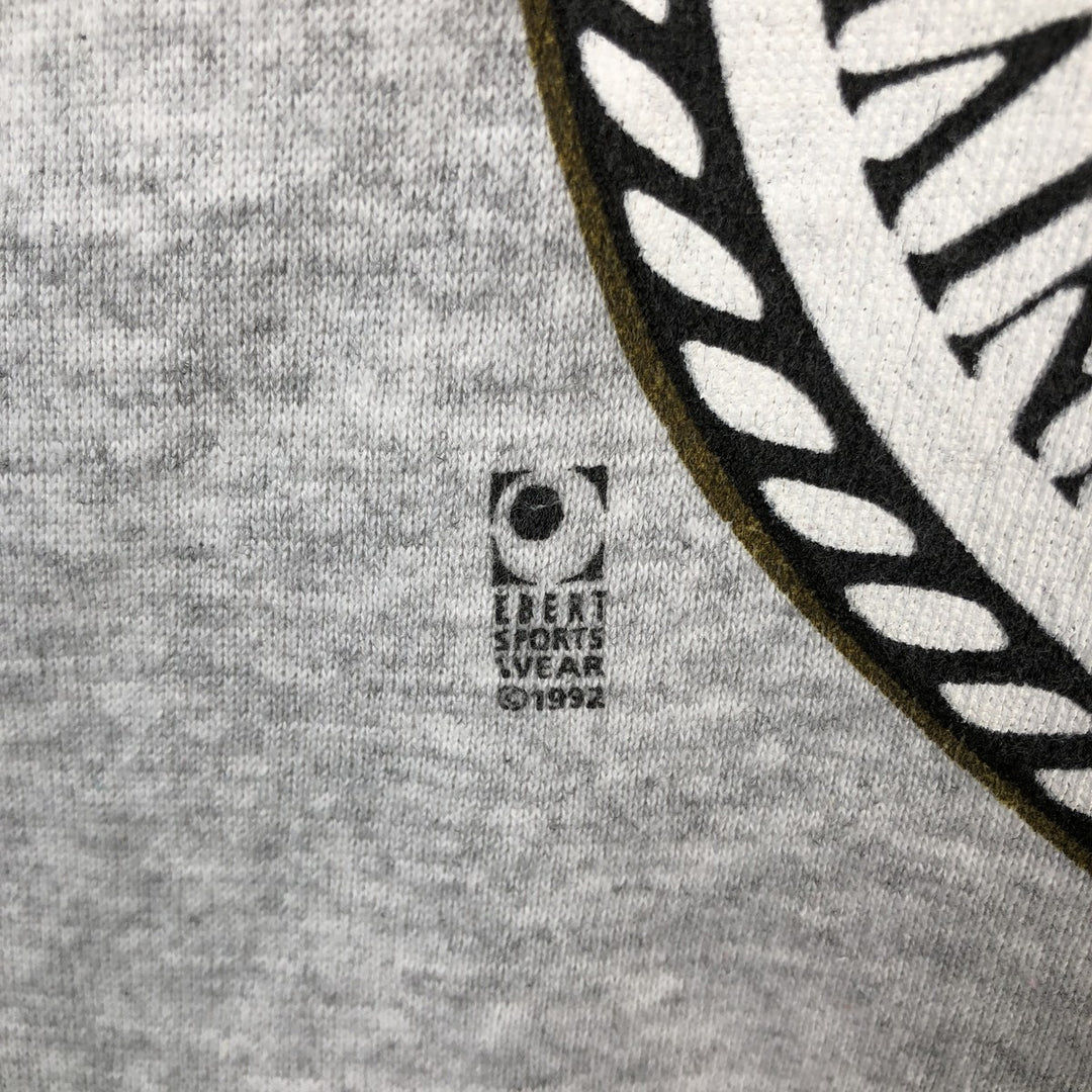 90'S TULTEX WISCONSIN University of Wisconsin College Sweatshirt, Made in USA, Men's XL equivalent, Vintage cotton gray type Vintage Second Hand