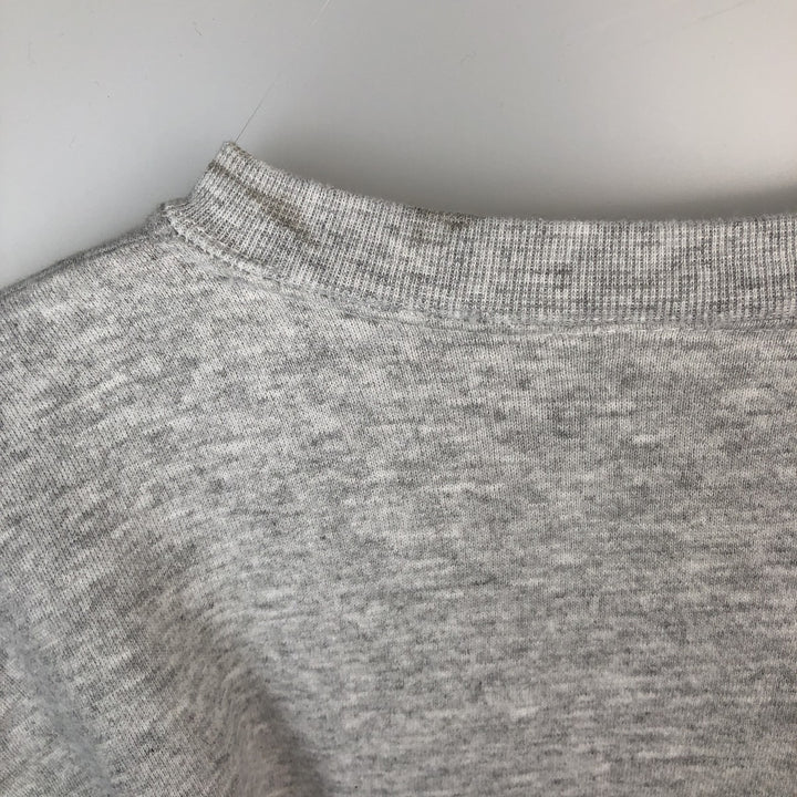 90'S TULTEX WISCONSIN University of Wisconsin College Sweatshirt, Made in USA, Men's XL equivalent, Vintage cotton gray type Vintage Second Hand