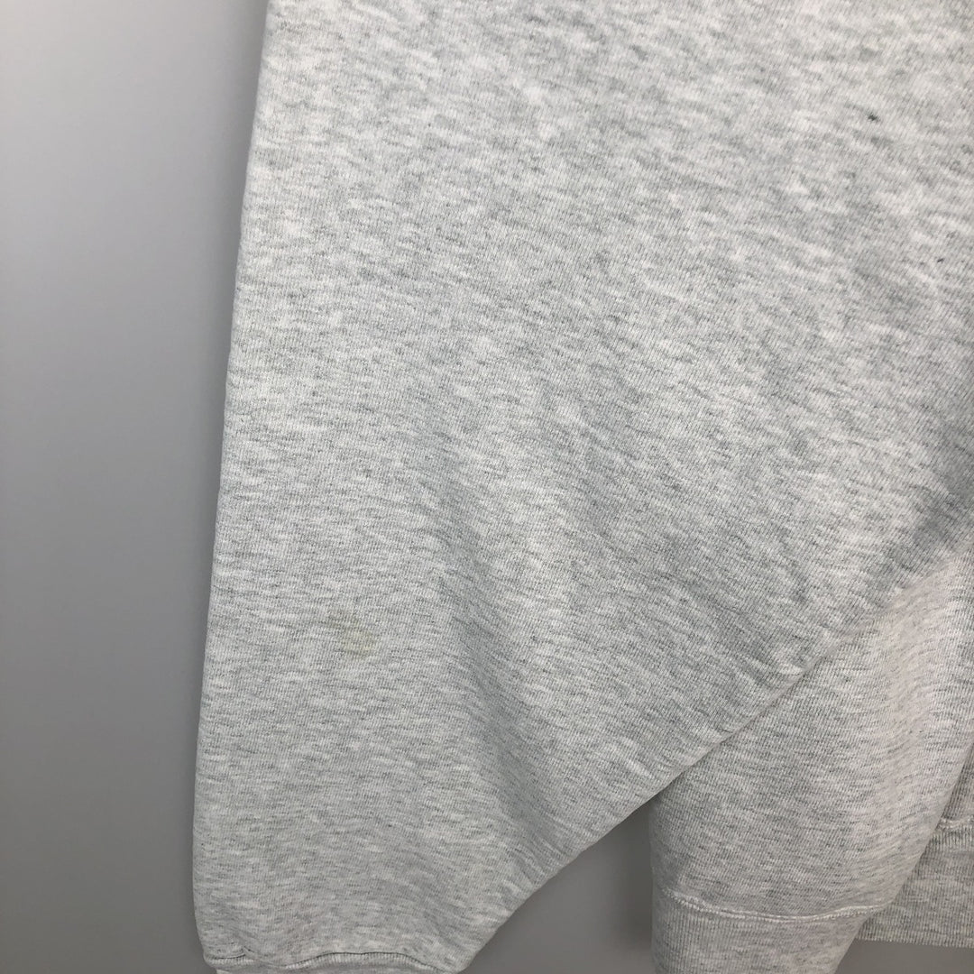 90'S Fruit of the Loom Triple Print College Sweatshirt, Made in USA, Men's XL (approx.) Vintage cotton gray type Vintage Second Hand