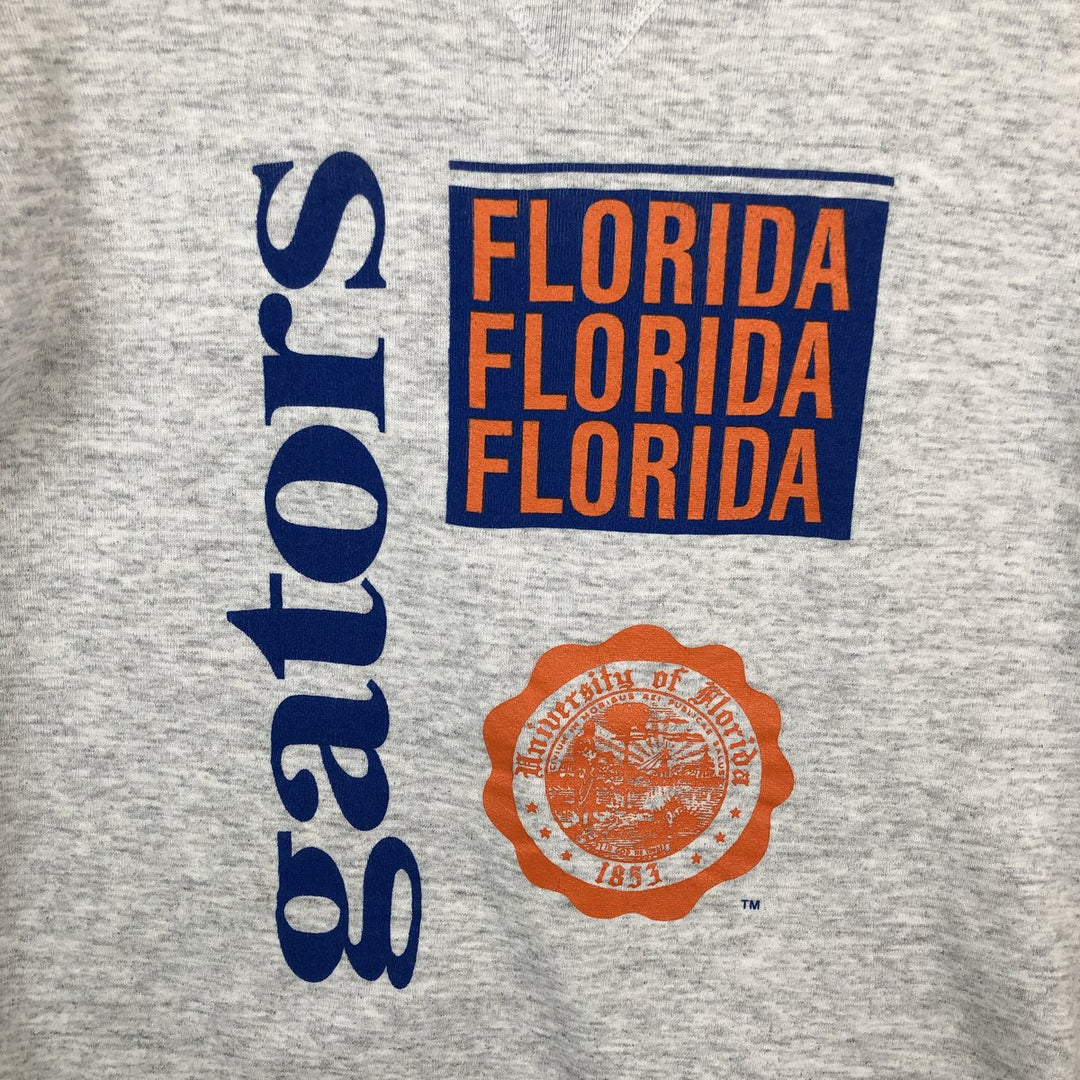 Vintage 90'S Russell ATHLETIC college sweatshirt, made in the USA, size L, men's cotton gray type Vintage Second Hand