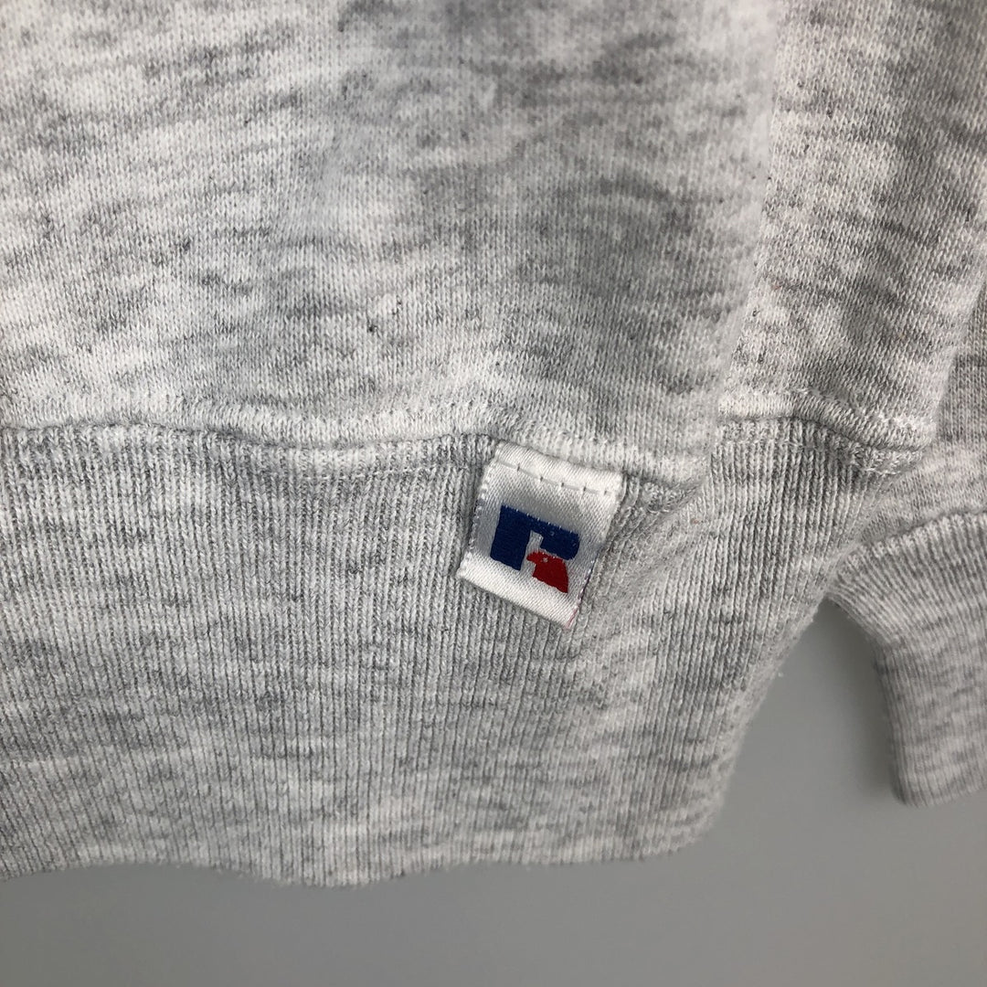 Vintage 90'S Russell ATHLETIC college sweatshirt, made in the USA, size L, men's cotton gray type Vintage Second Hand