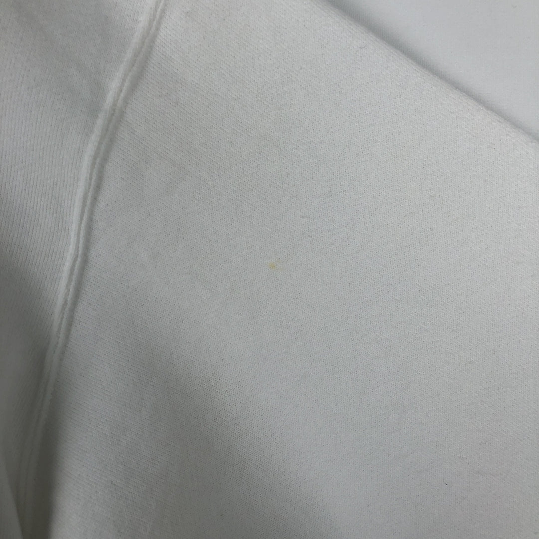 90'S Delta FIFTY-FIFTY MICHIGAN University of Michigan College Sweatshirt, Made in USA, Men's XL equivalent. cotton white type Vintage Second Hand