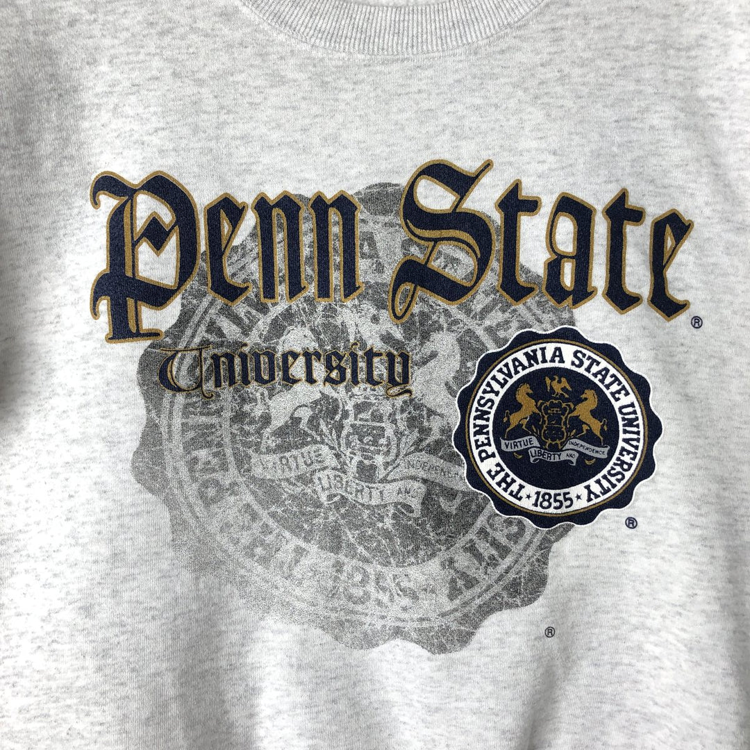 90'S Nutmeg College Sweatshirt, Made in USA, Men's Size L (approx.), Vintage cotton white type Vintage Second Hand