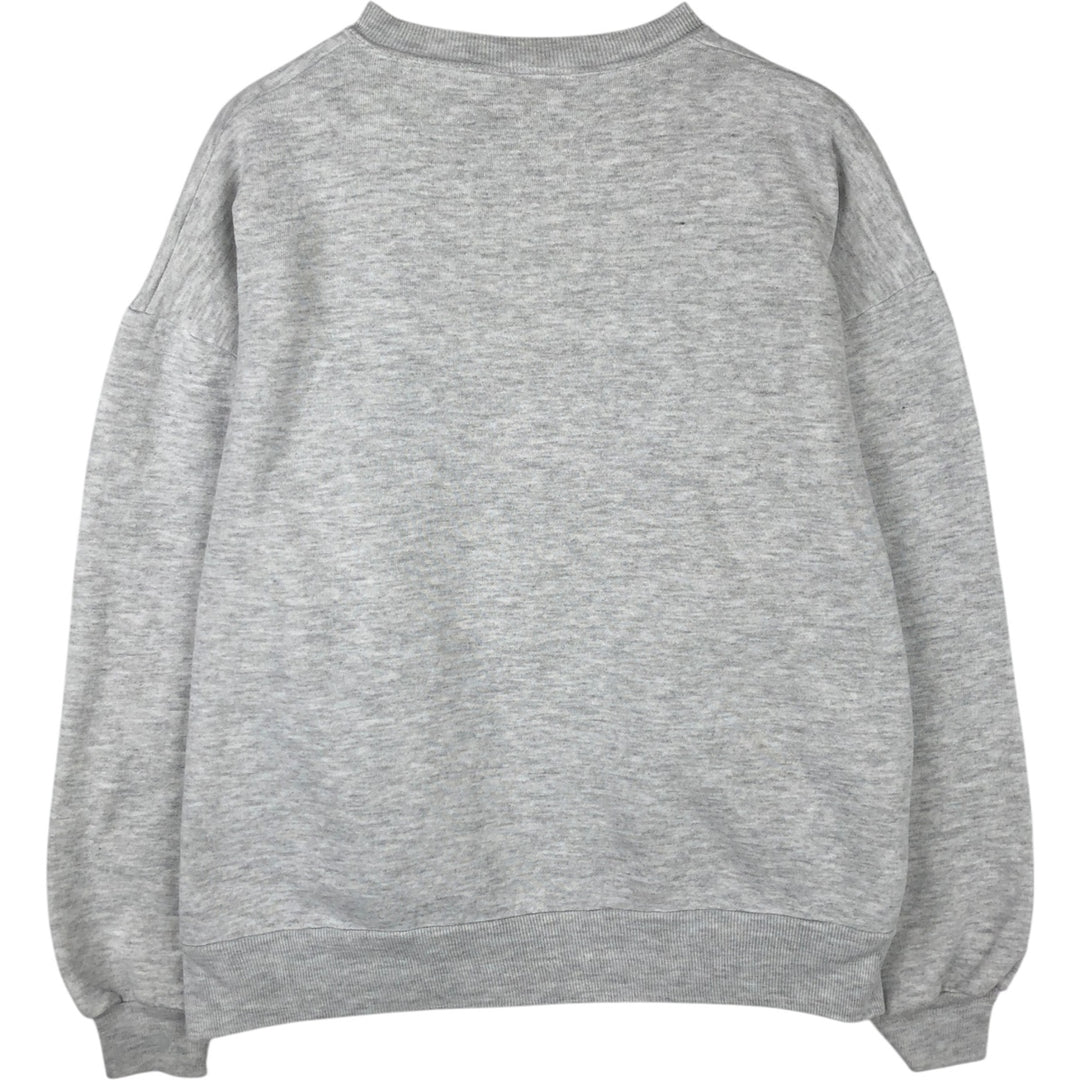 90'S Jerzees Triple Print Sweatshirt, Made in USA, Men's XL (approx.), Vintage cotton gray type Vintage Second Hand