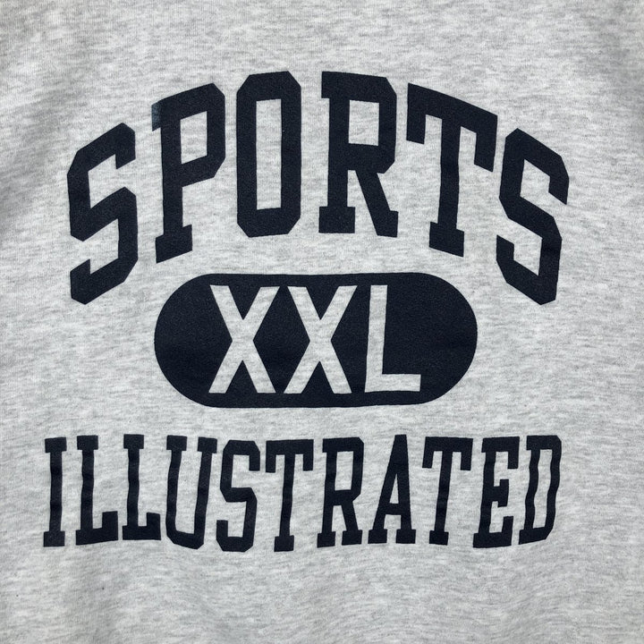 90'S Jerzees Triple Print Sweatshirt, Made in USA, Men's XL (approx.), Vintage cotton gray type Vintage Second Hand