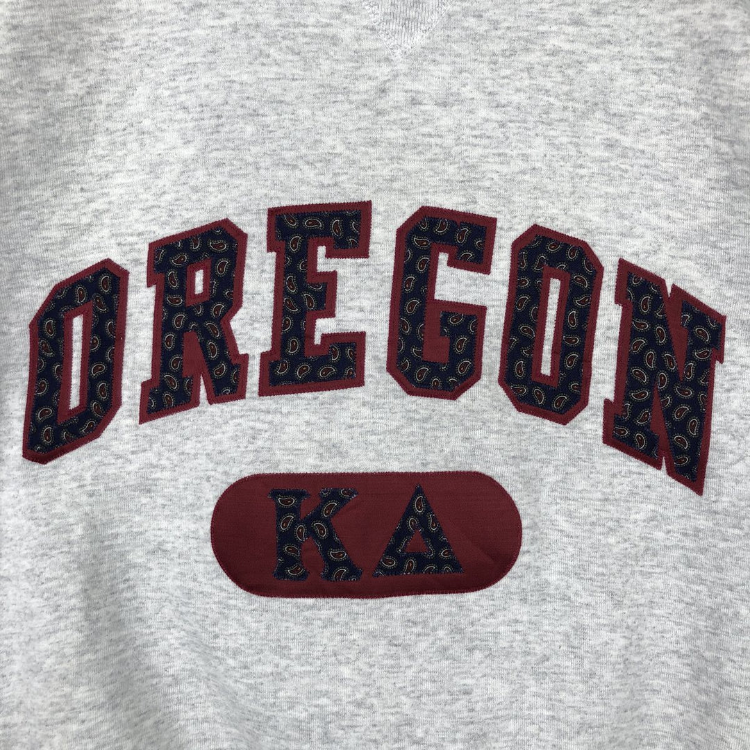 Vintage 80s-90'S Russell college sweatshirt, made in the USA, size L, men's cotton gray type Vintage Second Hand