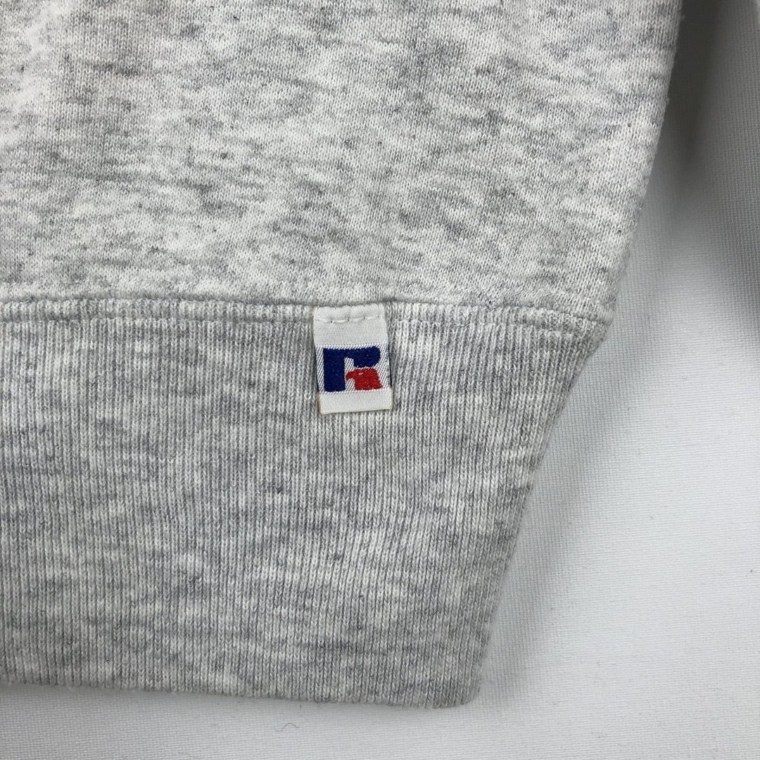 Vintage 80s-90'S Russell college sweatshirt, made in the USA, size L, men's cotton gray type Vintage Second Hand