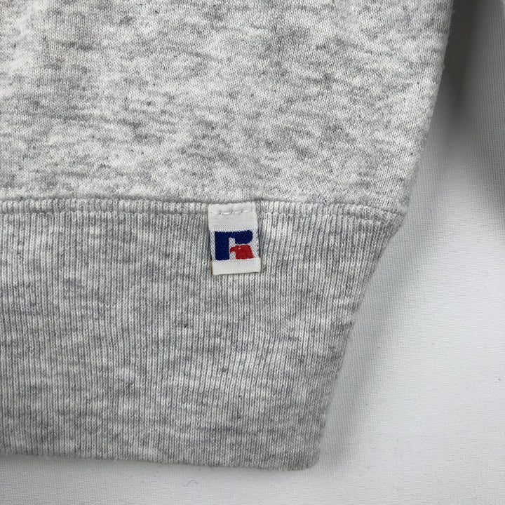 Vintage 80s-90'S Russell college sweatshirt, made in the USA, size L, men's cotton gray type Vintage Second Hand